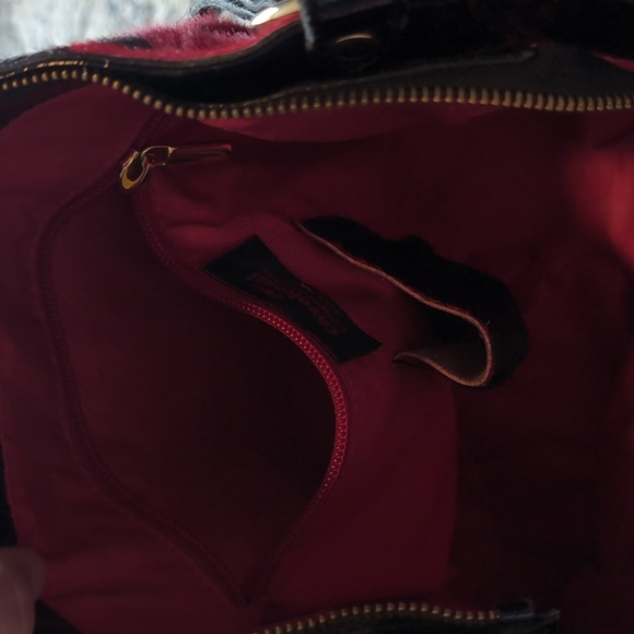 Cow Print Large Bag like new Cavalcanti Genuine Leather italy - Picture 5 of 11